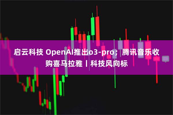启云科技 OpenAI推出o3-pro；腾讯音乐收购喜马拉雅丨科技风向标